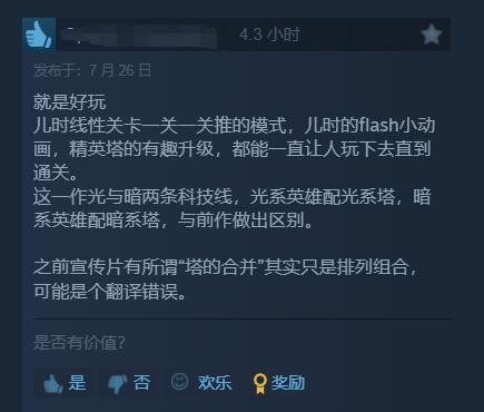 《王国保卫战5：联盟》Steam好评率89%