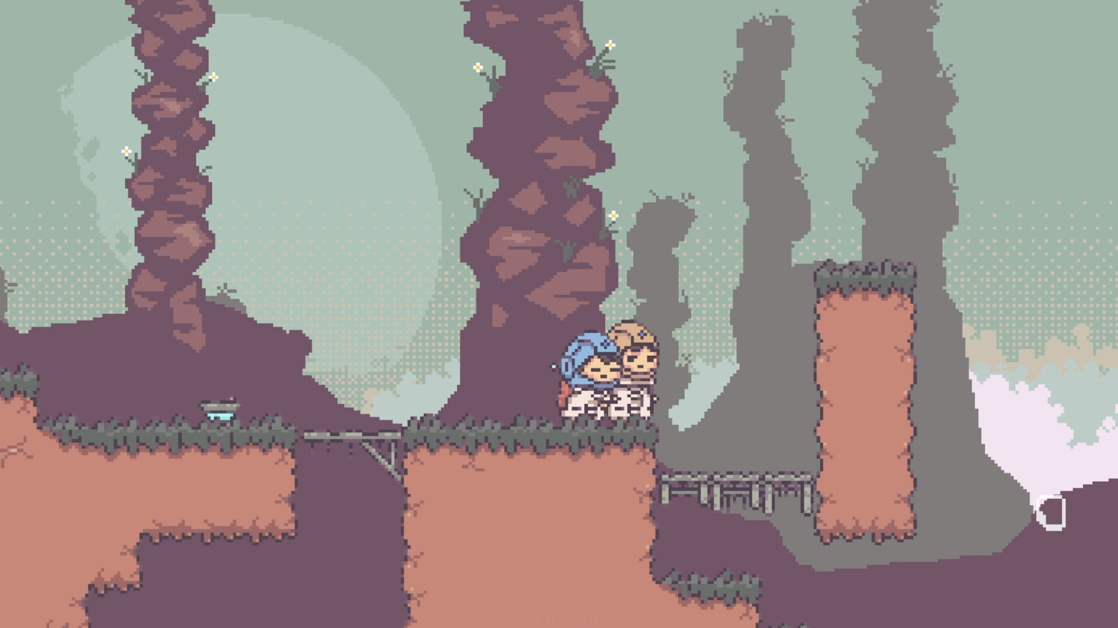 《不同的星球》双人冒险解谜游戏登录steam界面 明年发售