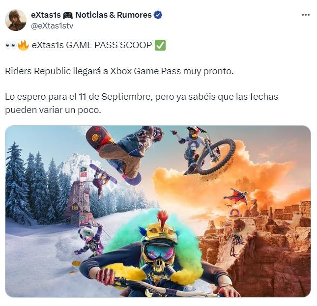 育碧《极限国度》传闻9月11日登录XGP 日期可能变动