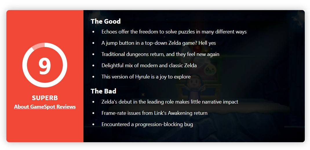 塞尔达传说智慧的再现媒体评分公开_MC均分86