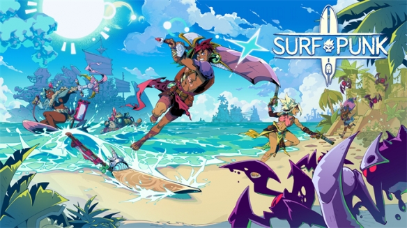 冲浪冒险，寻宝生存！《Surfpunk》多人协作APRG预告片震撼发布