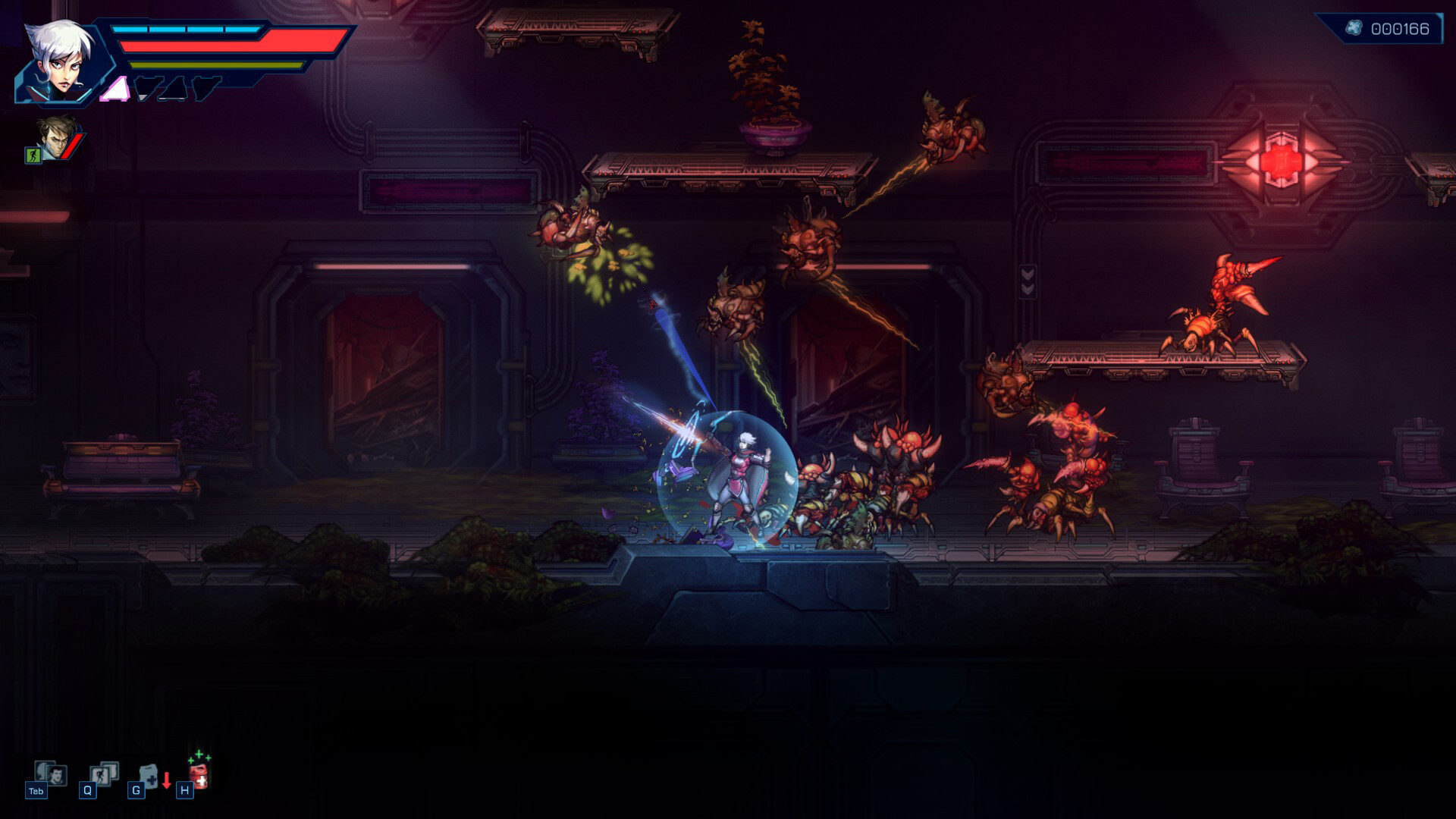 类银河恶魔城动作游戏灵魂熔解已正式登陆Steam