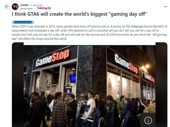 《GTA6》发售日：全球玩家共赴的“虚拟盛宴”_玩家调侃不如设为公共假期