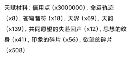 崩坏星穹铁道星期日培养材料是什么 崩坏星穹铁道星期日培养材料一览