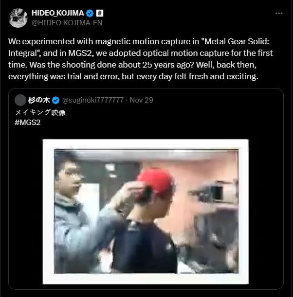 小岛秀夫分享:《合金装备2:自由之子》