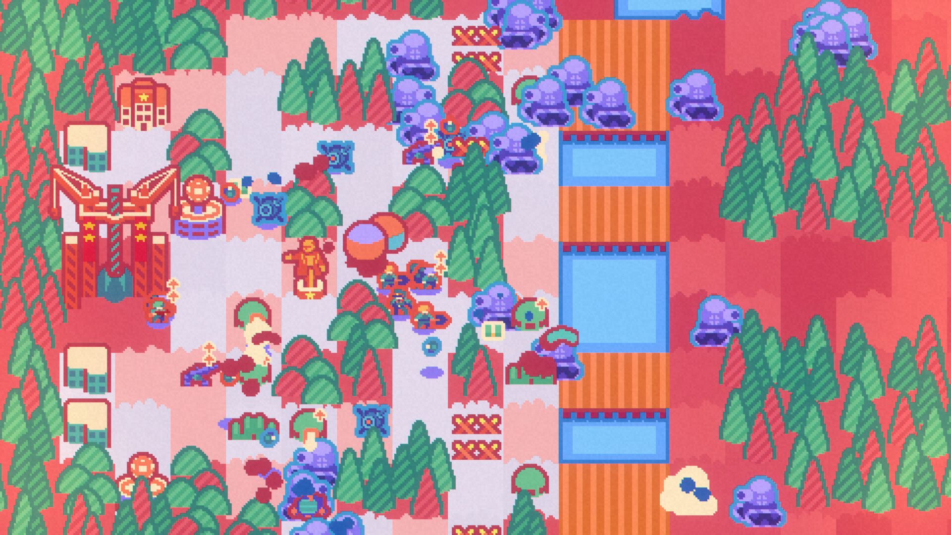 《绝对火箭防卫主义》登录Steam平台 黑色幽默建造策略游戏