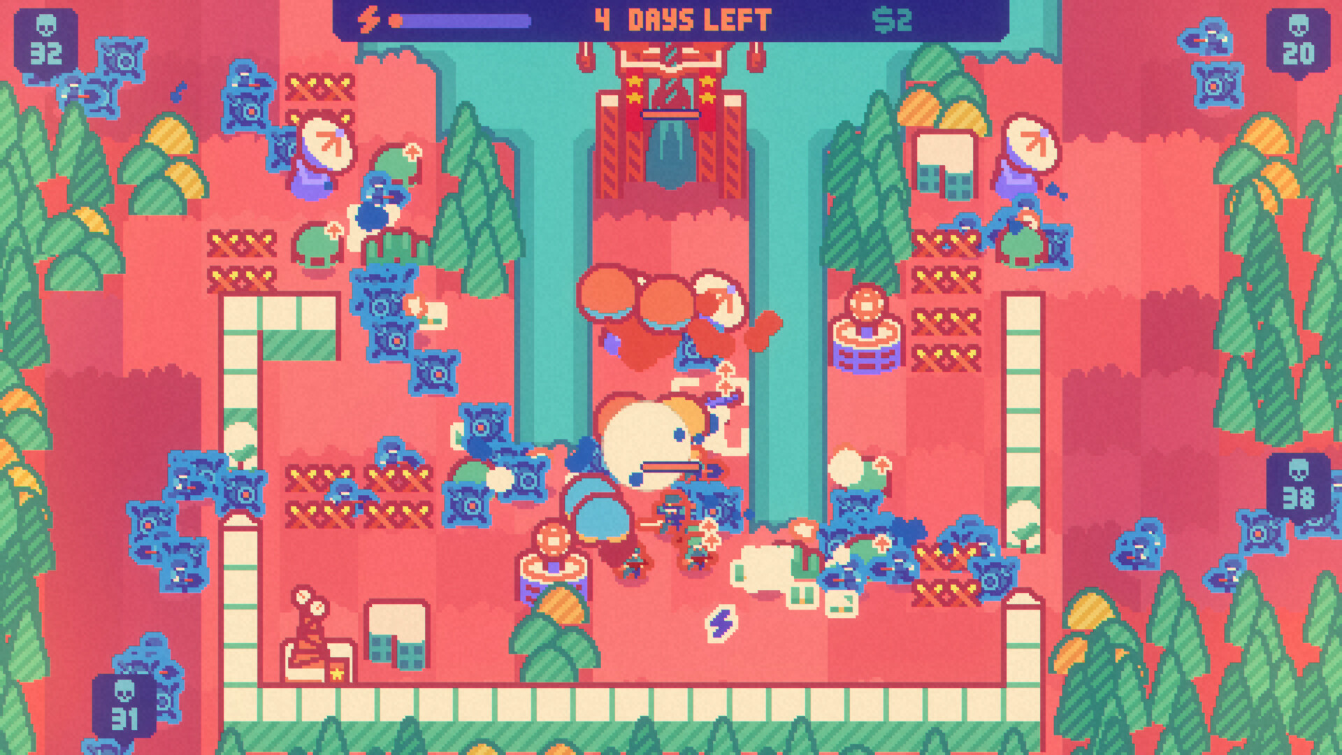 《绝对火箭防卫主义》登录Steam平台 黑色幽默建造策略游戏