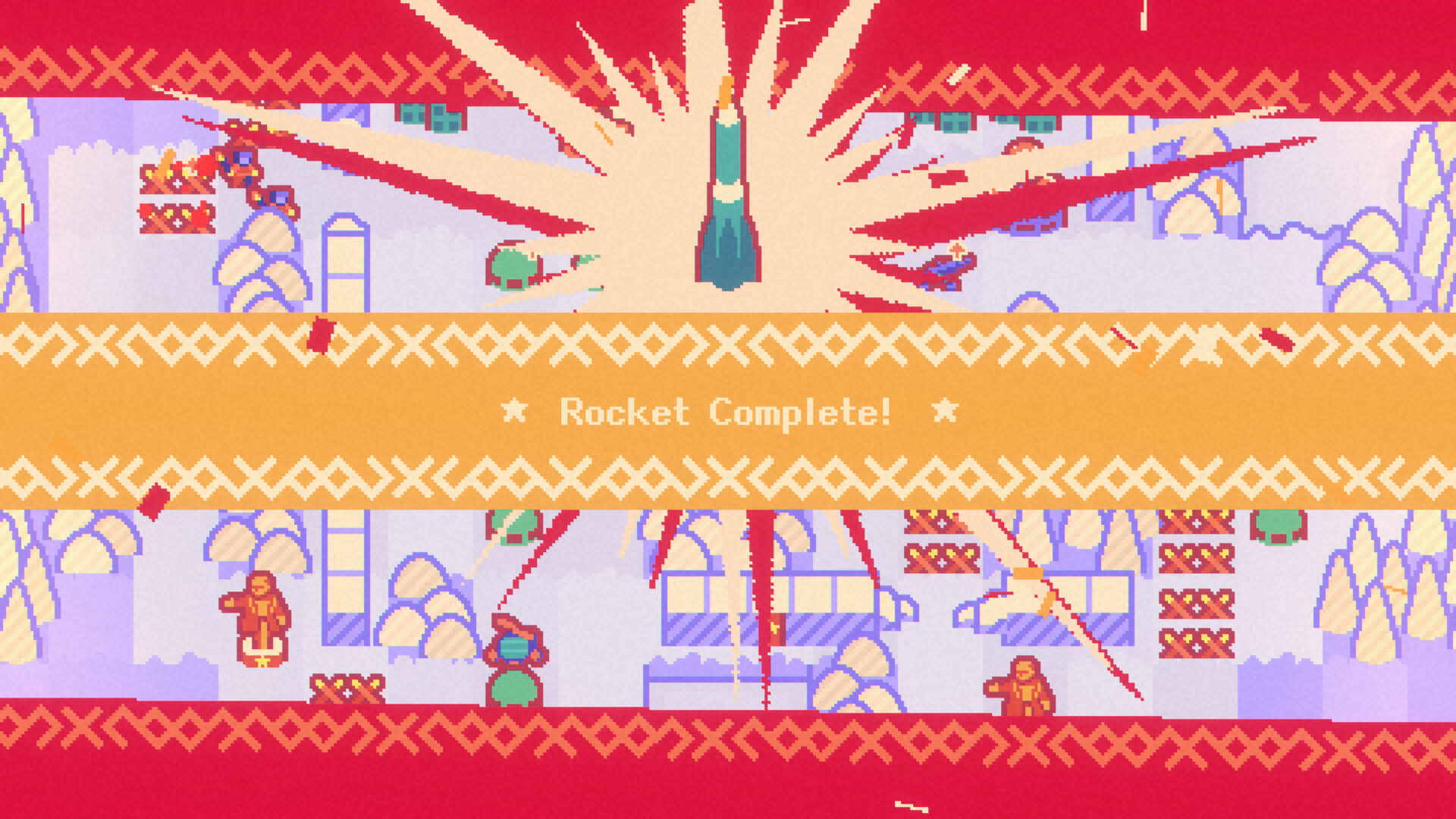 《绝对火箭防卫主义》登录Steam平台 黑色幽默建造策略游戏