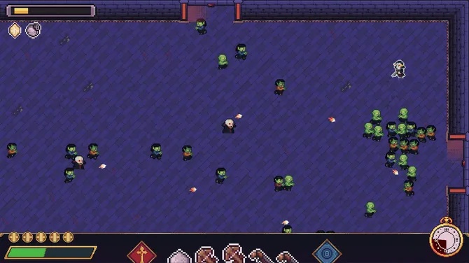 吸血鬼幸存者类型游戏《Moon Watch》免费登陆于itch.io