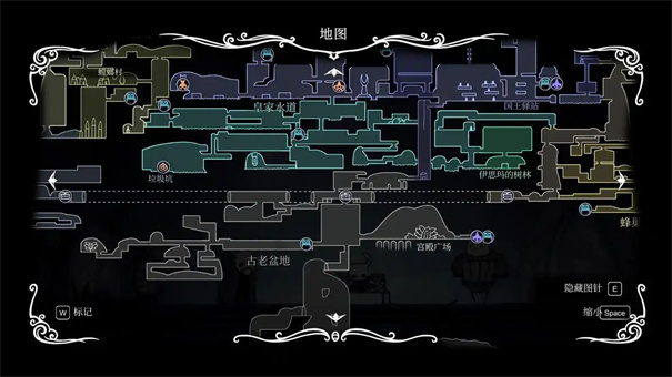 空洞骑士地图探索顺序